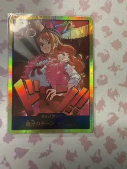 One Piece TCG Nami EB03 Gold DON!! Foil Super Rare Japanese NM - Image 1