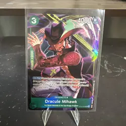 ST12-003 Dracule Mihawk Alt Art Illustration Box Vol 4 Promo One Piece - Image 1
