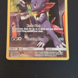 The Pokemon Company 2019 Cosmic Eclipse Weavile 238/236 Secret Rare Holo ENG - Image 2