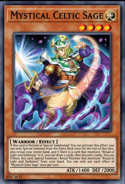 Yugioh! Mystical Celtic Sage CORI-EN003 Chaos Origins PREORDER - Image 1