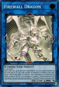 Firewall Dragon (Alternate Art) - GFTP-EN131 - Ghost Rare - 1st Edition Lightly - Image 1