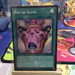 Yu-gi-oh Card Pot Of Sloth CORI-EN061 - Image 1