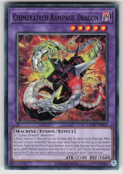Chimeratech Rampage Dragon LEDD-ENB29 unlimited Yu-Gi-Oh NM - Image 1