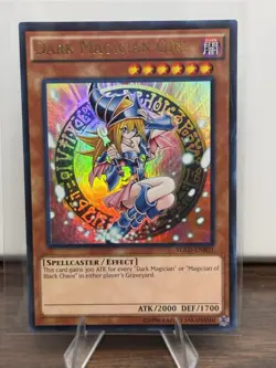 Konami Yu-Gi-Oh! Dark Magician Girl YGLD-ENB03 Ultra Rare Holo 1st Ed - Image 1
