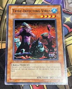 Yu-Gi-Oh! Tribe-Infecting Virus - SD4-EN007 - Common - 1st Edition - MP - Image 1