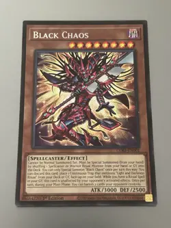 Yugioh Black Chaos CORI - EN001 Secret Rare 1st Edition Near Mint - Image 1