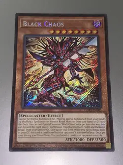 Yugioh Black Chaos CORI - EN001 Secret Rare 1st Edition Near Mint - Image 2