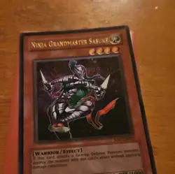 Konami Yu-Gi-Oh! TCG Ninja Grandmaster Sasuke SOD-EN019 1st Ed Holo Ultra Rare - Image 2