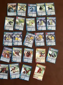 Digimon Cards (Japanese Version) Lot - Image 1
