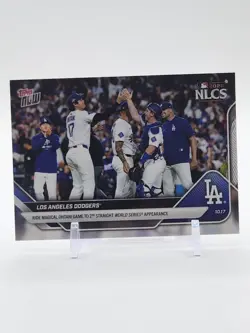 2025 Topps Now Los Angeles Dodgers Team NLCS Champions #883 - Image 1