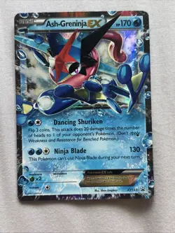 Ash-Greninja EX XY133 Promo - Pokemon TCG - Full Art Holo - Normal Size - LP - Image 1