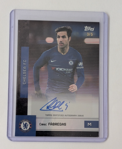 Cesc Fabregas /5 Auto Topps Chelsea Team Set 2025-26 Autograph 3/5 Rare SSP - Image 1