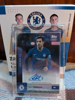 Cesc Fabregas /5 Auto Topps Chelsea Team Set 2025-26 Autograph 3/5 Rare SSP - Image 2