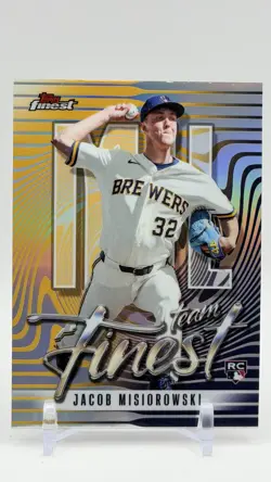 2026 Finest #TF-24 Jacob Misiorowski Topps Team Finest Refractors - Image 1