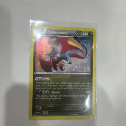 Pokemon Card Salamence 8/20 Dragon Vault Holo Rare - Image 1