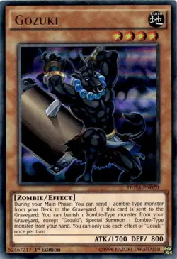 Yugioh Gozuki DUSA-EN020 Ultra Rare 1st Edition VLP/NM - Image 1