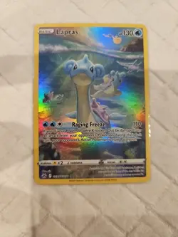 Lapras GG05/GG70 Crown Zenith Galarian Gallery Holo Card Near Mint Condition - Image 1