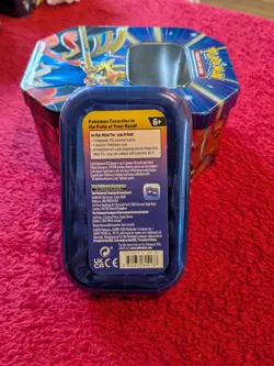 Pokemon TCG mini Kanto Tin Pikachu and Vupix with coin *no cards - Image 2