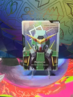 GUNDAM TCG CARD GAME - RESOURCE - Gundam Dynames - R-023 C+ FOIL ENGLISH GD03 - Image 2