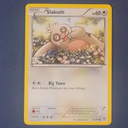 Slakoth 81/111 - Furious Fists - Common Pokemon Card - LP - Image 1