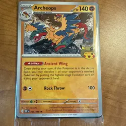 Archeops Pokemon Promo Card Fossil Museum Field Museum Chicago Exclusive Sealed - Image 1