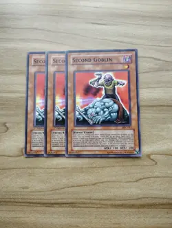 Yu-Gi-Oh! - Second Goblin 3X - Complete Playset Of Common Cards - Image 1