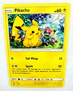 PIKACHU GENERAL MILLS PROMO Card Diamond Holo Rare SM86 POKEMON TCG 2017 - Image 3