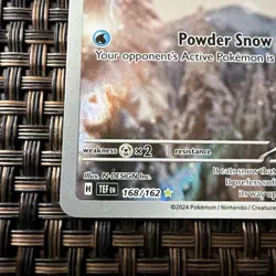 Pokemon TCG Snom SV05 Temporal Forces Holo Rare 168/162 Basic 2024 Card - Image 2