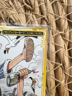 One Piece JPN Monkey D. Luffy Berry Match Card PJ-012-W 2011 Rare Card - Image 3