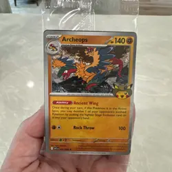 Pokemon TCG Archeops Fossil 051/086 Chicago field museum promo card - Image 2
