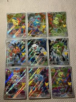 Pokemon TCG First Partner Illustration Series 2 Collection • Full Set of 9 NM - Image 2