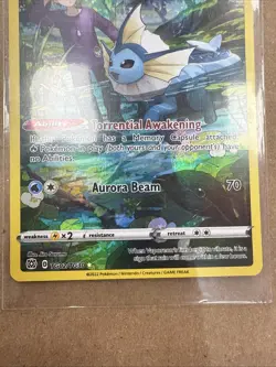 🔥Pokemon Vaporeon TG02/TG30 Brilliant Stars Sword & Shield. Investment Card. - Image 2