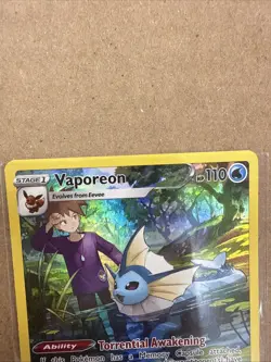 🔥Pokemon Vaporeon TG02/TG30 Brilliant Stars Sword & Shield. Investment Card. - Image 3