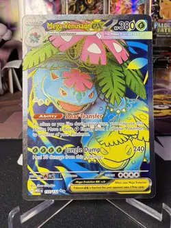 Mega Venusaur EX 155/132 Mega Evolution ENGLISH Pokemon TCG Card NM - Image 1