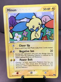 Pokemon TCG Minun 4/17 & Plusle 5/17 Holo Rare 2006 POP Series Promo 3 - LP Lot - Image 2