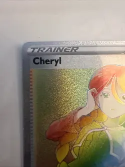 Pokemon TCG Cheryl Secret Rare Rainbow Holo 2021 Battle Styles 173/163 - Image 3