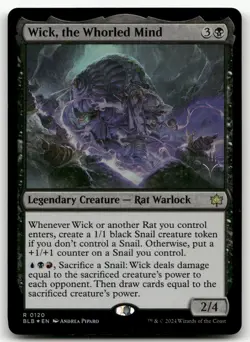 Wick, the Whorled Mind #120 (Foil) (NM) Bloomburrow BLB Magic MTG - Image 1