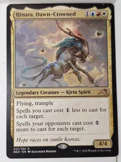 Hinata, Dawn-Crowned - Kamigawa: Neon Dynasty - Magic the Gathering MTG Nice! - Image 1