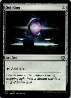 Sol Ring 120 Uncommon Commander: Zendikar Rising MTG Near Mint - Image 1
