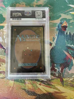 Magic The Gathering Final Fantasy Neon Ink Yellow Traveling Chocobo PSA 10 💎 - Image 3