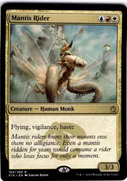 MTG Mantis Rider Khans of Tarkir Rare #184 - Image 1