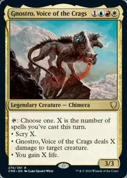 Gnostro, Voice of the Crags x1 1x Commander Legends NM MTG - Image 1