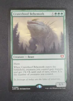 Craterhoof Behemoth - #280 Regular - Commander Masters - Mtg - Image 1