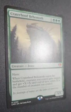 Craterhoof Behemoth - #280 Regular - Commander Masters - Mtg - Image 3