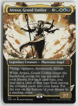 Atraxa, Grand Unifier (Showcase) NM 316 Phyrexia: All Will Be One MTG - Image 1