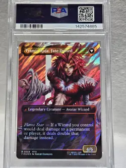MTG Final Fantasy Kuja, Genome Sorcer/Trance, Fate Devoted Surge Foil PSA 10 - Image 2