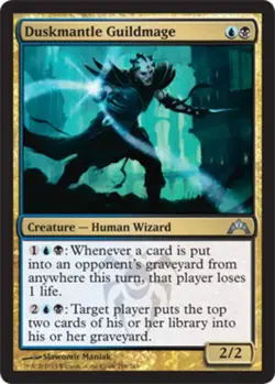 Moderate Play, English MTG Regular Duskmantle Guildmage Gatecrash Magic the Gath - Image 1