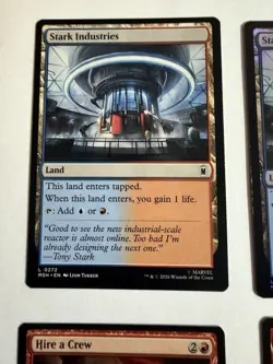 MTG Marvel Super Heroes 12 Card Lot Iron Man 2 Foils Commons Uncommons - Image 2