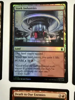 MTG Marvel Super Heroes 12 Card Lot Iron Man 2 Foils Commons Uncommons - Image 3