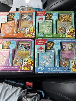 Pokemon 2025 World Championships Decks Set of ALL 4 Decks FACTORY SEALED! - Image 1